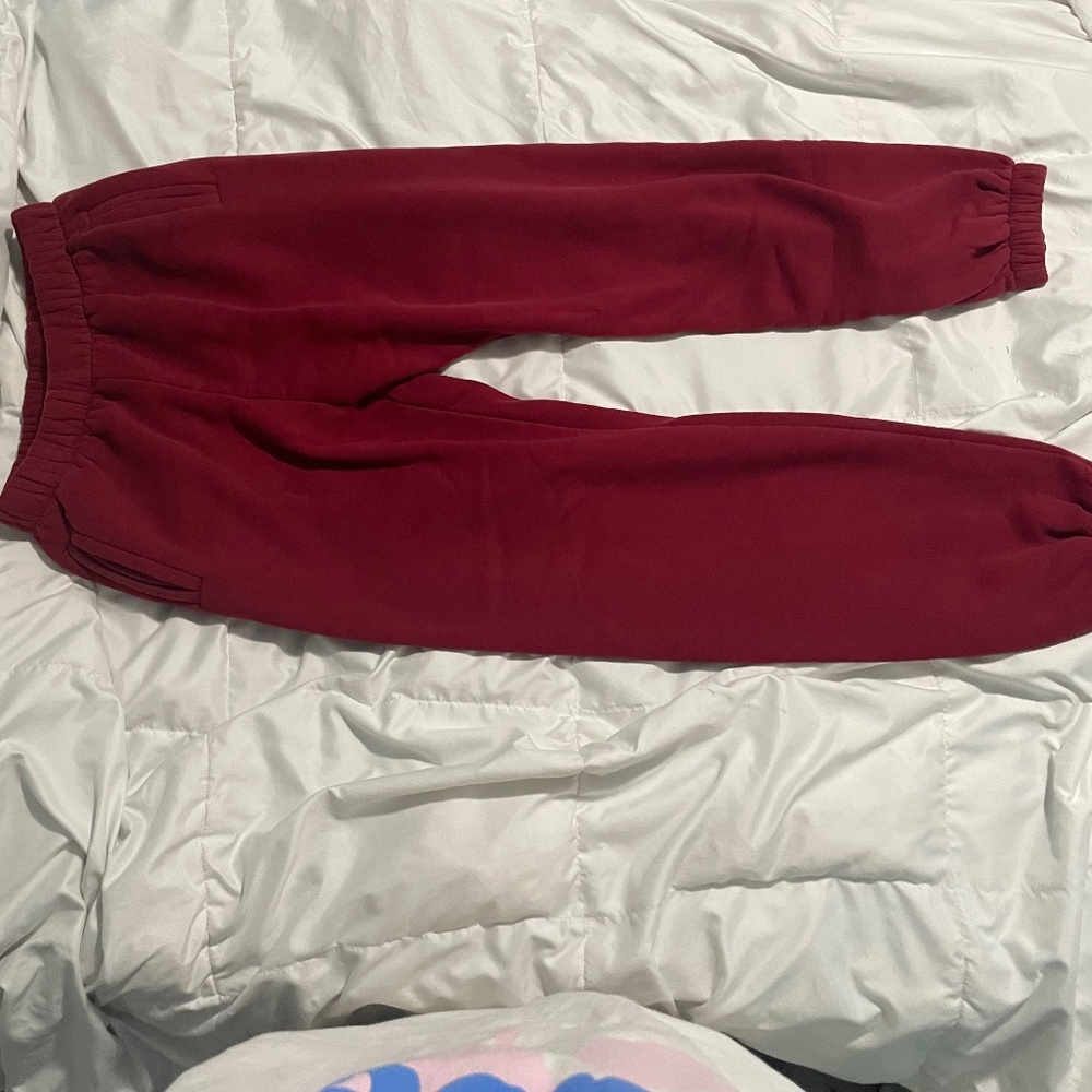 Burgundy Sweatpants